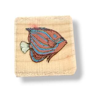 Hero Arts Ocean Fish Small Mini Rubber Stamp